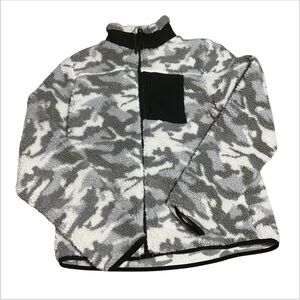 George Gray Camouflage Fleece Jacket womens size MD